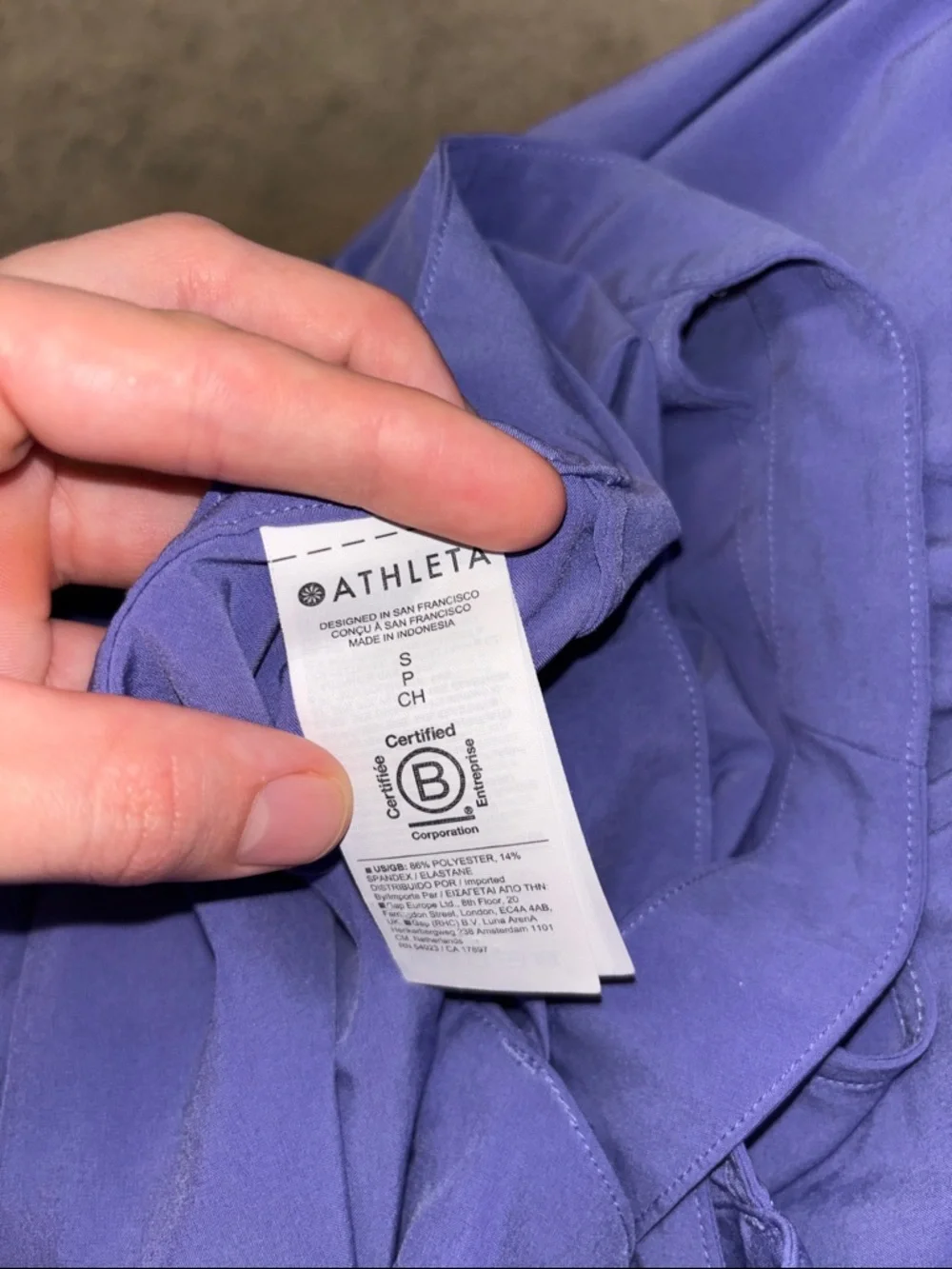 Athleta Adonis Blue Arrival Crossback Maxi Dress S/601563 - Picture 2 of 4